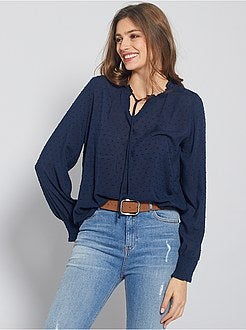 Blusa a ponto cheio 'JDY' - Kiabi