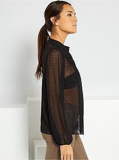 Blusa a ponto cheio - Kiabi