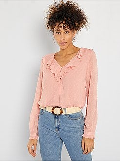 Blusa a ponto cheio - Kiabi