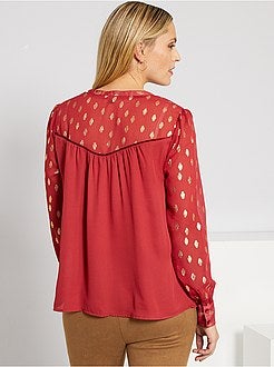Blusa a ponto cheio - Kiabi