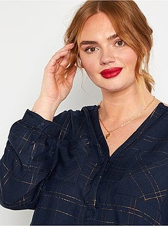 Blusa aos quadrados - Kiabi