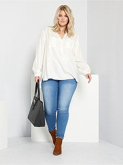 Blusa aos quadrados - Kiabi