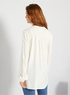 Blusa aos quadrados - Kiabi