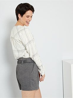 Blusa aos quadrados - Kiabi