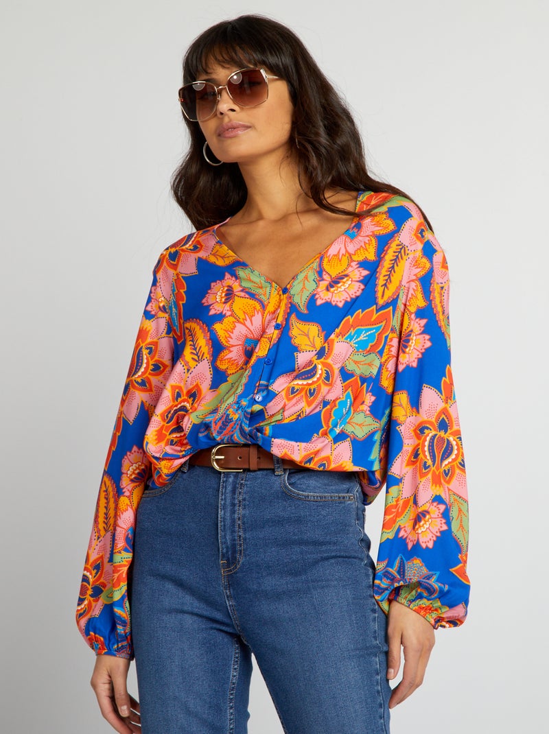 Blusa AZUL - Kiabi
