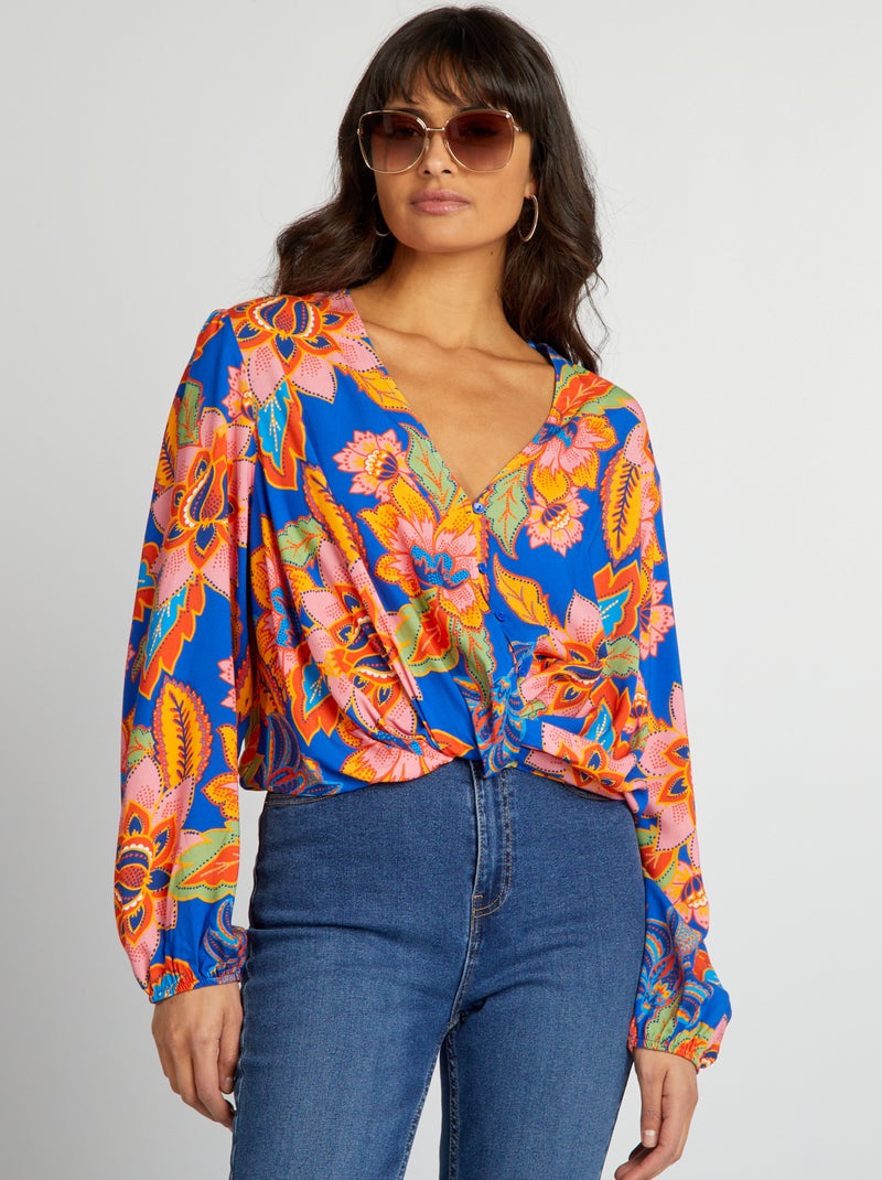 Blusa AZUL - Kiabi