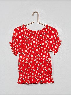 Blusa bardot florida - Kiabi