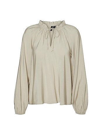 Blusa Bege Vero Moda Betti para Mulher