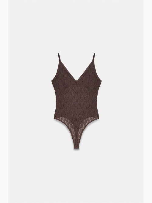 Blusa body de renda sem mangas dilvin - Kiabi Blusa body de renda sem mangas dilvin - Kiabi