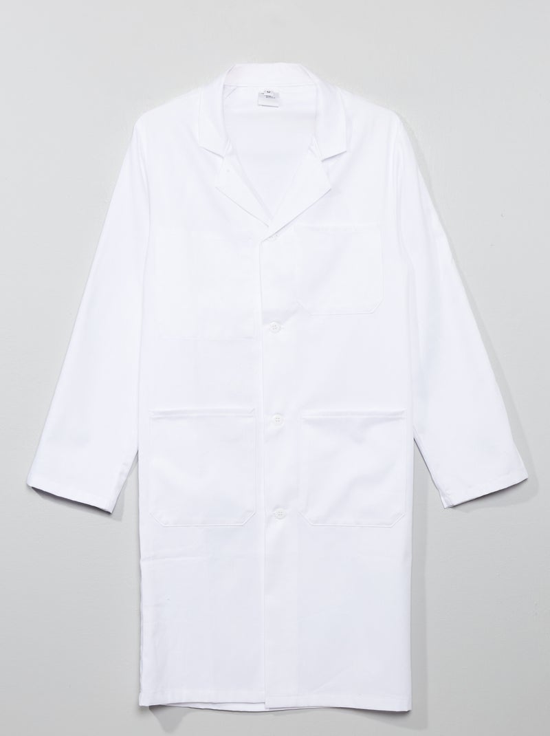 Blusa branca científica Branco - Kiabi