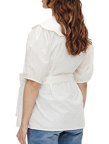 Blusa Branca de Maternidade Mamalicious Tora para Mulher