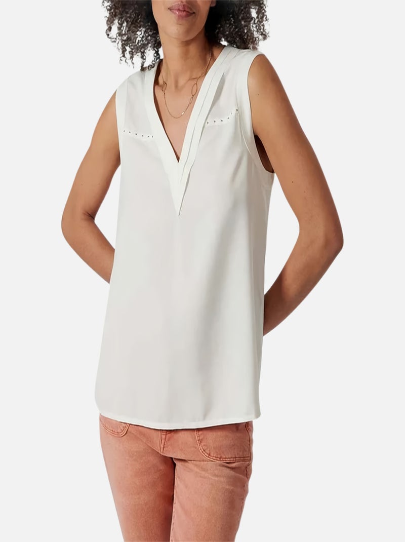 Blusa Branca Feminina Kaporal CELY Branco - Kiabi