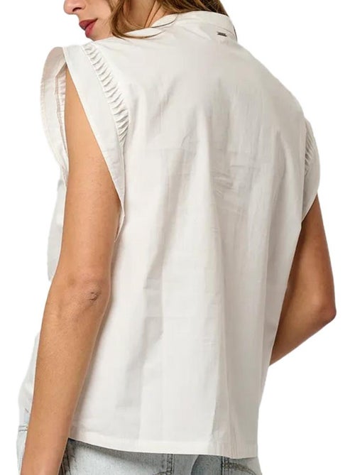 Blusa branca feminina kaporal eddah - Kiabi Blusa branca feminina kaporal eddah - Kiabi