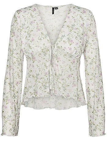 Blusa branca feminina vero moda haven