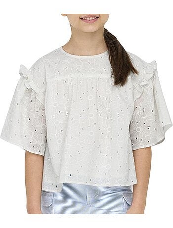 Blusa Branca Menina Kids ONLY Daisy