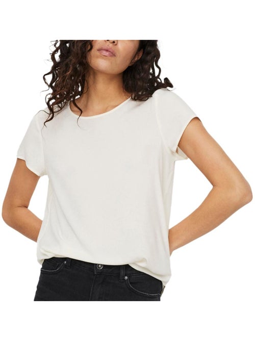 Blusa Branca Vero Moda para Mulher 10248152 - Kiabi Blusa Branca Vero Moda para Mulher 10248152 - Kiabi