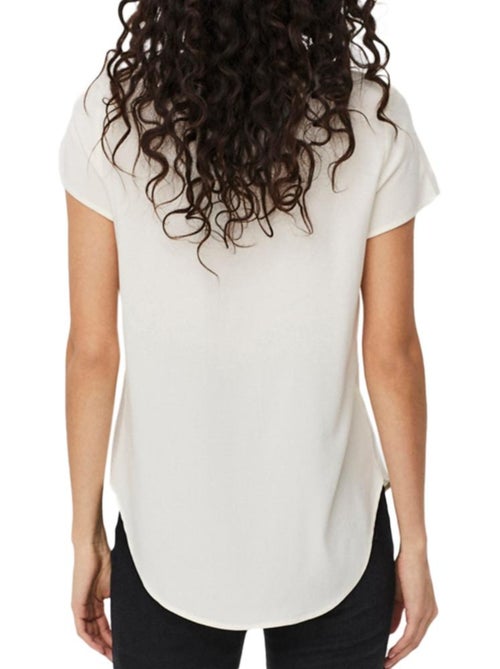 Blusa Branca Vero Moda para Mulher 10248152 - Kiabi Blusa Branca Vero Moda para Mulher 10248152 - Kiabi