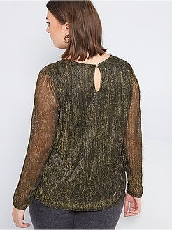 Blusa brilhante - Kiabi