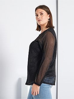 Blusa brilhante - Kiabi