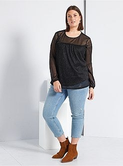 Blusa brilhante - Kiabi