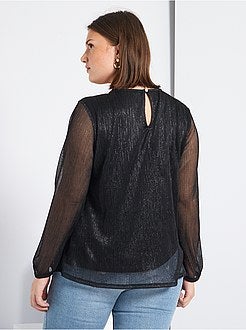 Blusa brilhante - Kiabi