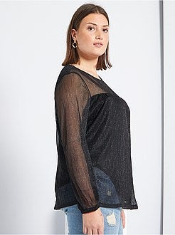 Blusa brilhante - Kiabi