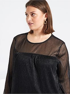 Blusa brilhante - Kiabi