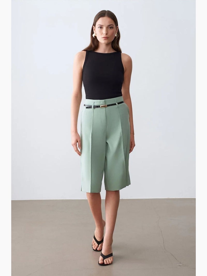 Blusa canelada com decote halter sem mangas dilvin Preto - Kiabi