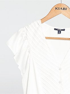 Blusa com aba - Kiabi