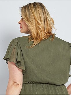 Blusa com aba - Kiabi