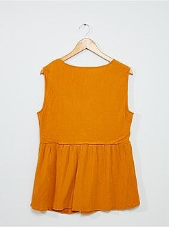 Blusa com aba - Kiabi