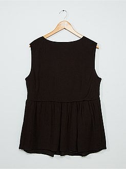 Blusa com aba - Kiabi