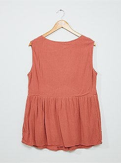 Blusa com aba - Kiabi