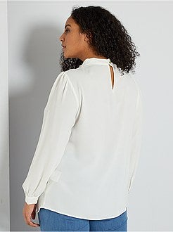 Blusa com abertura em forma de gota de água - Kiabi