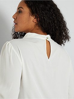 Blusa com abertura em forma de gota de água - Kiabi