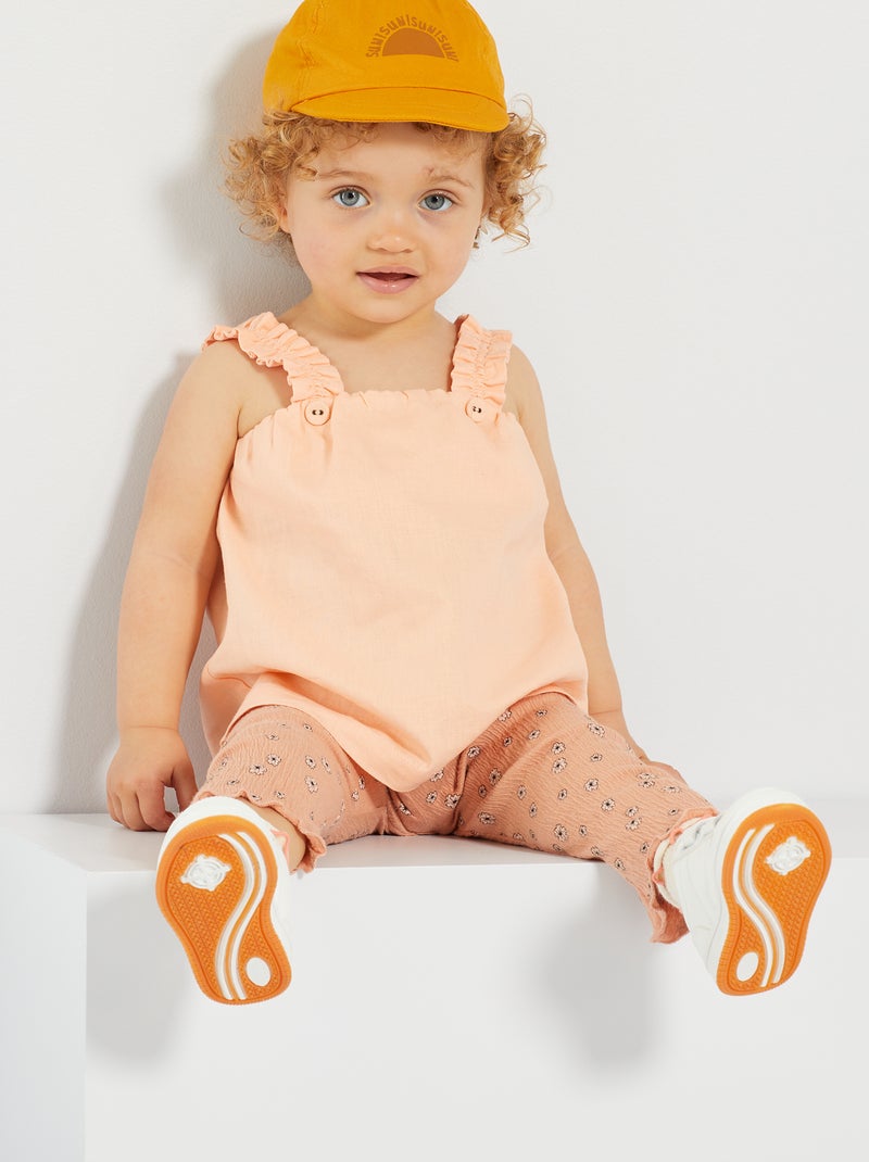 Blusa com alças LARANJA - Kiabi