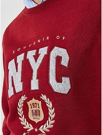 Blusa com bordado escovado e três fios lucci