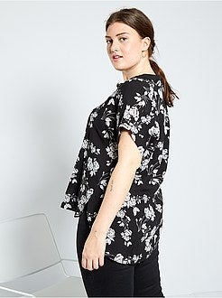 Blusa com botões - Kiabi