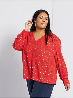 Blusa com brilhantes - Kiabi