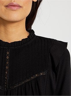 Blusa com cabeção - Kiabi