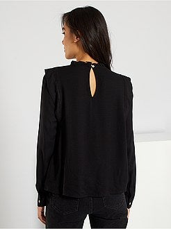 Blusa com cabeção - Kiabi