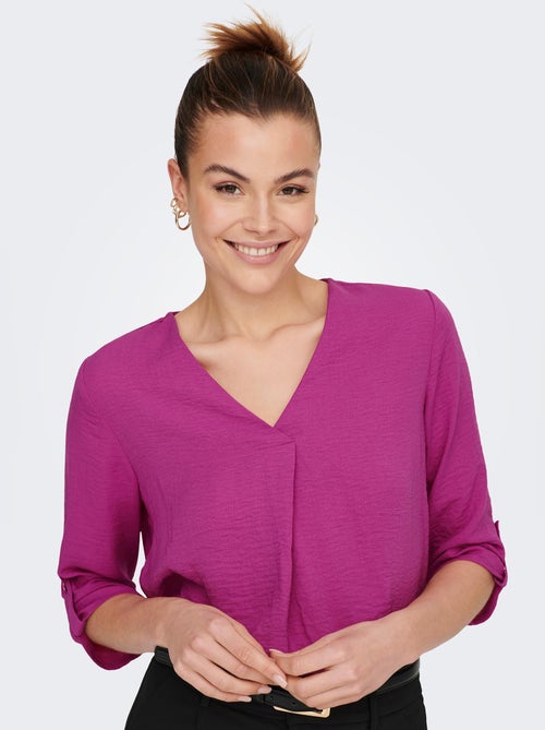Blusa com decote em bico 'JDY' - Kiabi
