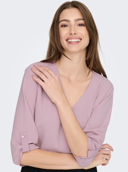 Blusa com decote em bico 'JDY' - Kiabi