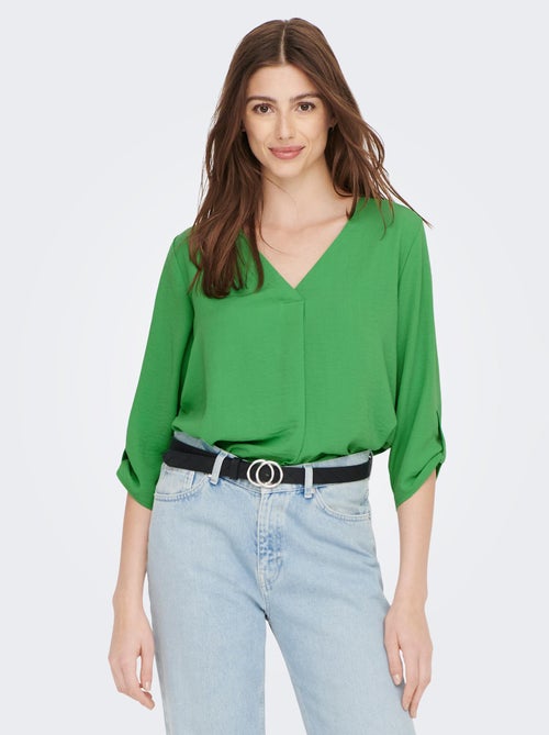 Blusa com decote em bico 'JDY' - Kiabi