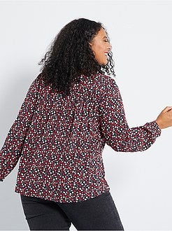 Blusa com decote em V - Kiabi