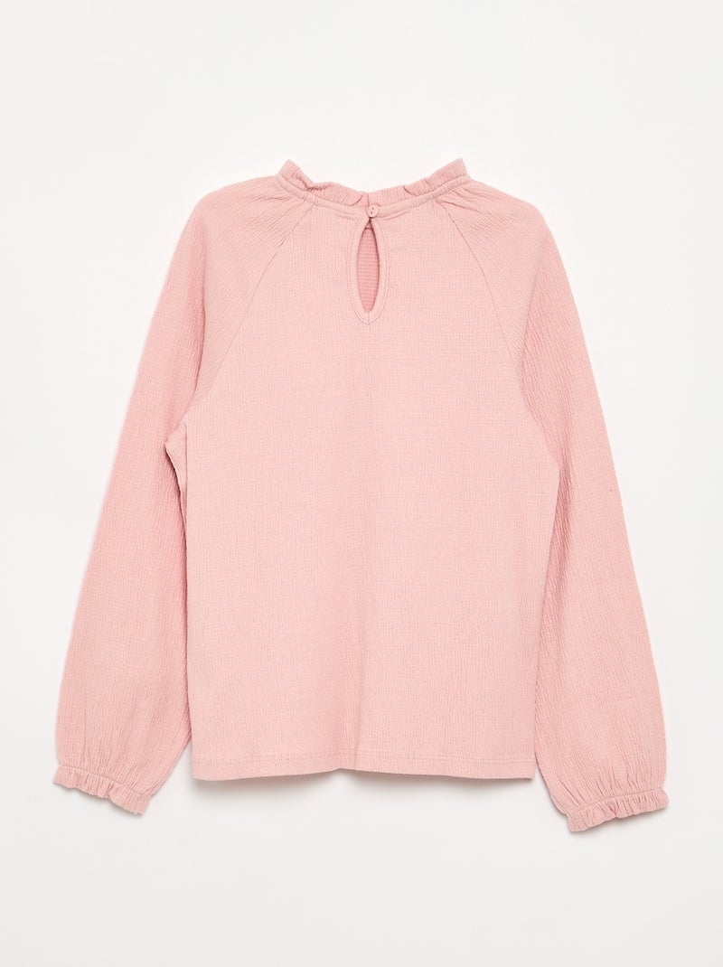 Blusa com efeito de blusa Rosa - Kiabi