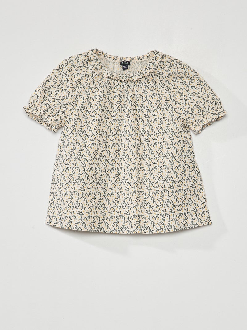 Blusa com estampado BRANCO - Kiabi