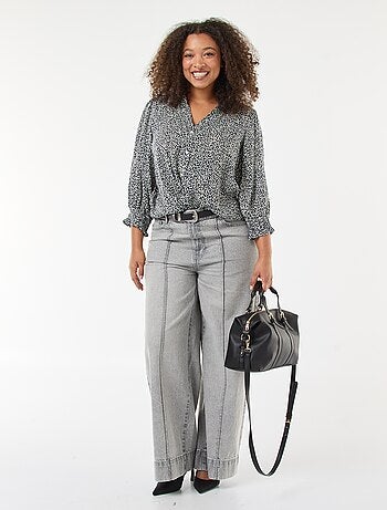 Blusa com estampa de leopardo 'Only Carmakoma'