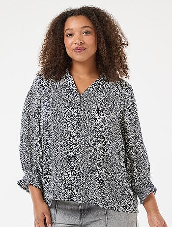 Blusa com estampa de leopardo 'Only Carmakoma'