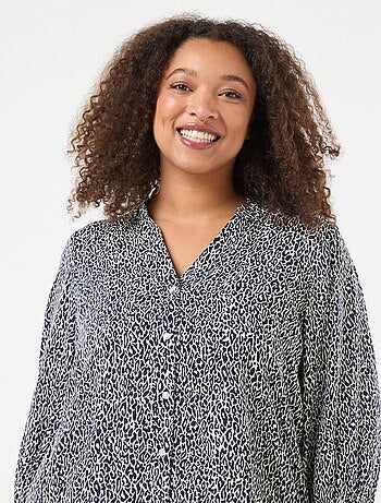 Blusa com estampa de leopardo 'Only Carmakoma'